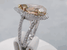 8.66 CTW PEAR SHAPE DIAMOND ENGAGEMENT RING CHOCOLATE SI2