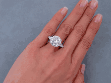 8.74 CTW ROUND BRILLIANT CUT DIAMOND ENGAGEMENT RING D SI3