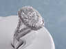 9.00 CTW OVAL CUT DIAMOND ENGAGEMENT RING G SI2