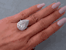 9.00 CTW PEAR SHAPE DIAMOND ENGAGEMENT RING H I1