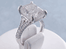 9.60 CTW CUSHION CUT DIAMOND ENGAGEMENT RING 