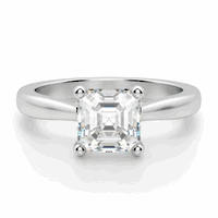 Asscher Cut Solitaires