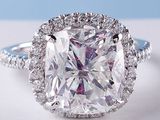 Cushion Cut Rings With Accent Diamonds