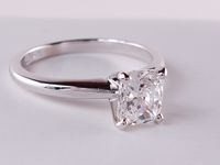 Cushion Cut Solitaires