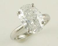 Oval Cut Solitaires