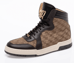 Mauri Vision 8466/1 Double M Fabric and Nappa Sneakers Mauri Vision 8466/1 Double M Fabric and Nappa Sneakers