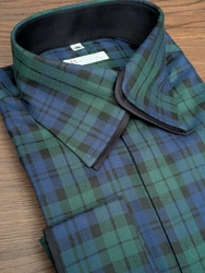 MorCouture Blackwatch Swerve Collar Shirt MorCouture Blackwatch Swerve Collar Shirt
