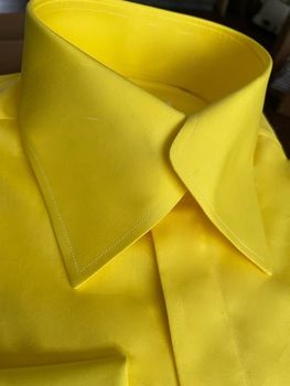 MorCouture Canary Swerve Collar Shirt XL(17 - 17.5)
