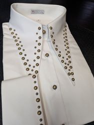 MorCouture Studded Couture Collar Shirt
