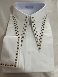 MorCouture Studded Couture Collar Shirt MorCouture Studded Couture Collar Shirt