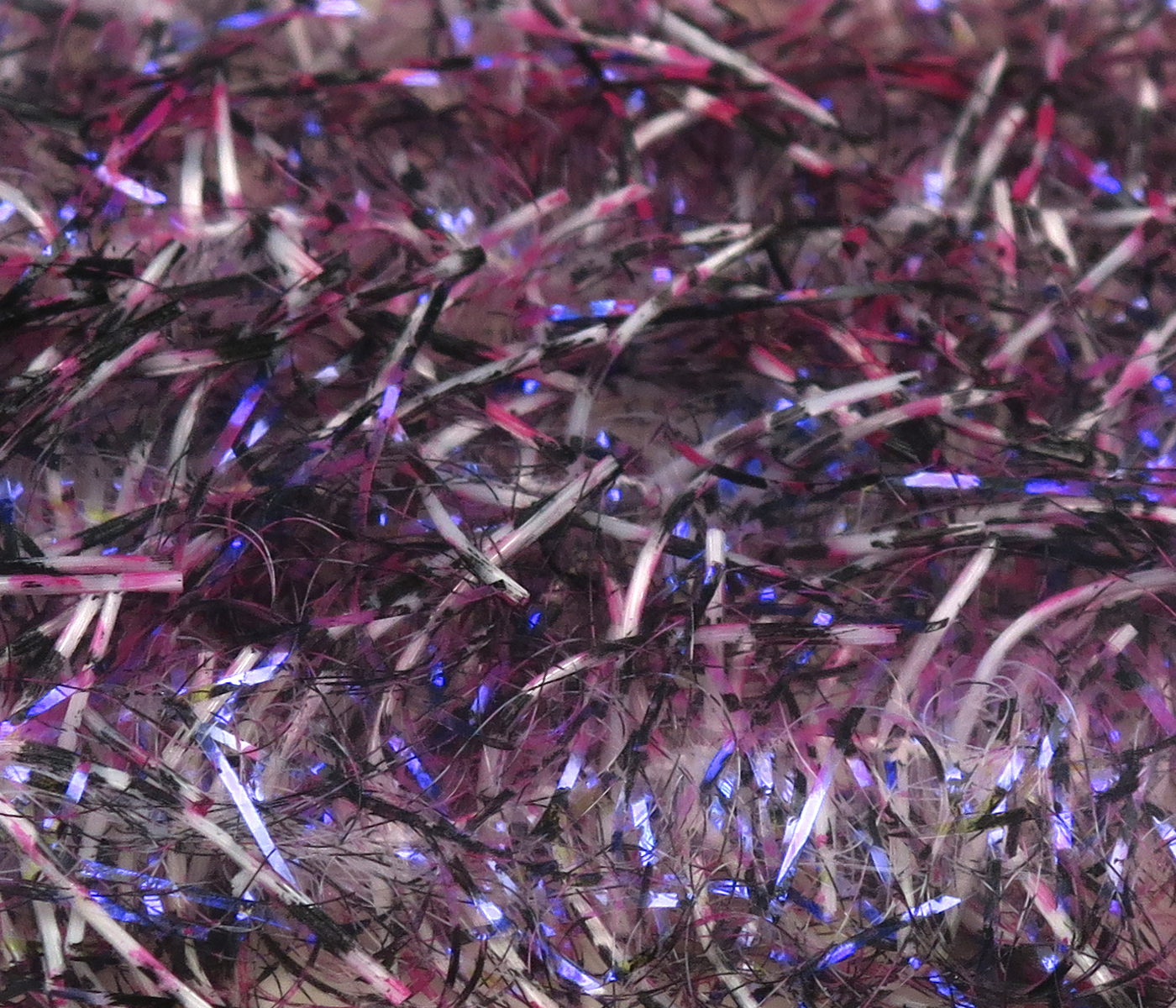 Black Barred UV Life Flex Wrap Artificial Hackles and Body Wraps