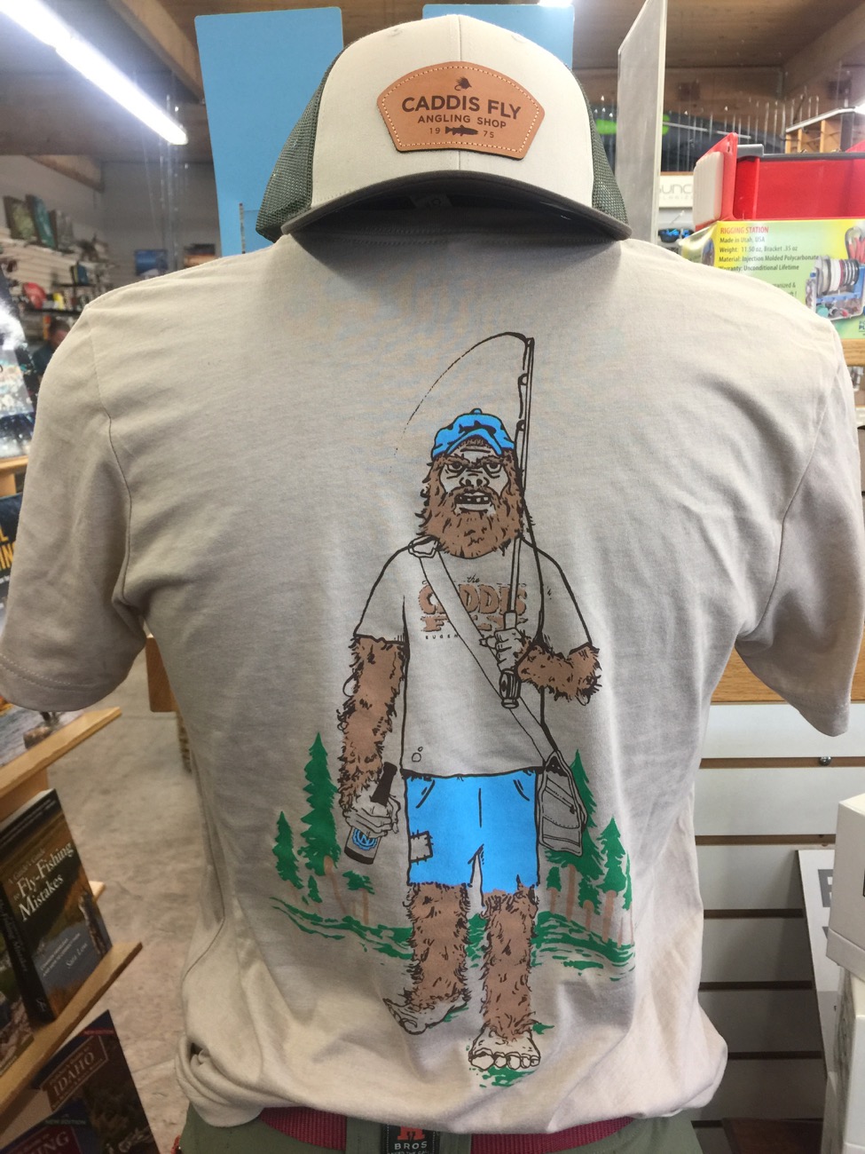 Caddis Fly Shop Bigfoot TShirtBigfoot T