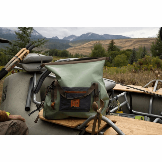 Sac à Dos étanche Fishpond Thunderhead Roll-Top - Orange - Revêtement TPU - Pour La Pêche à La Mouche