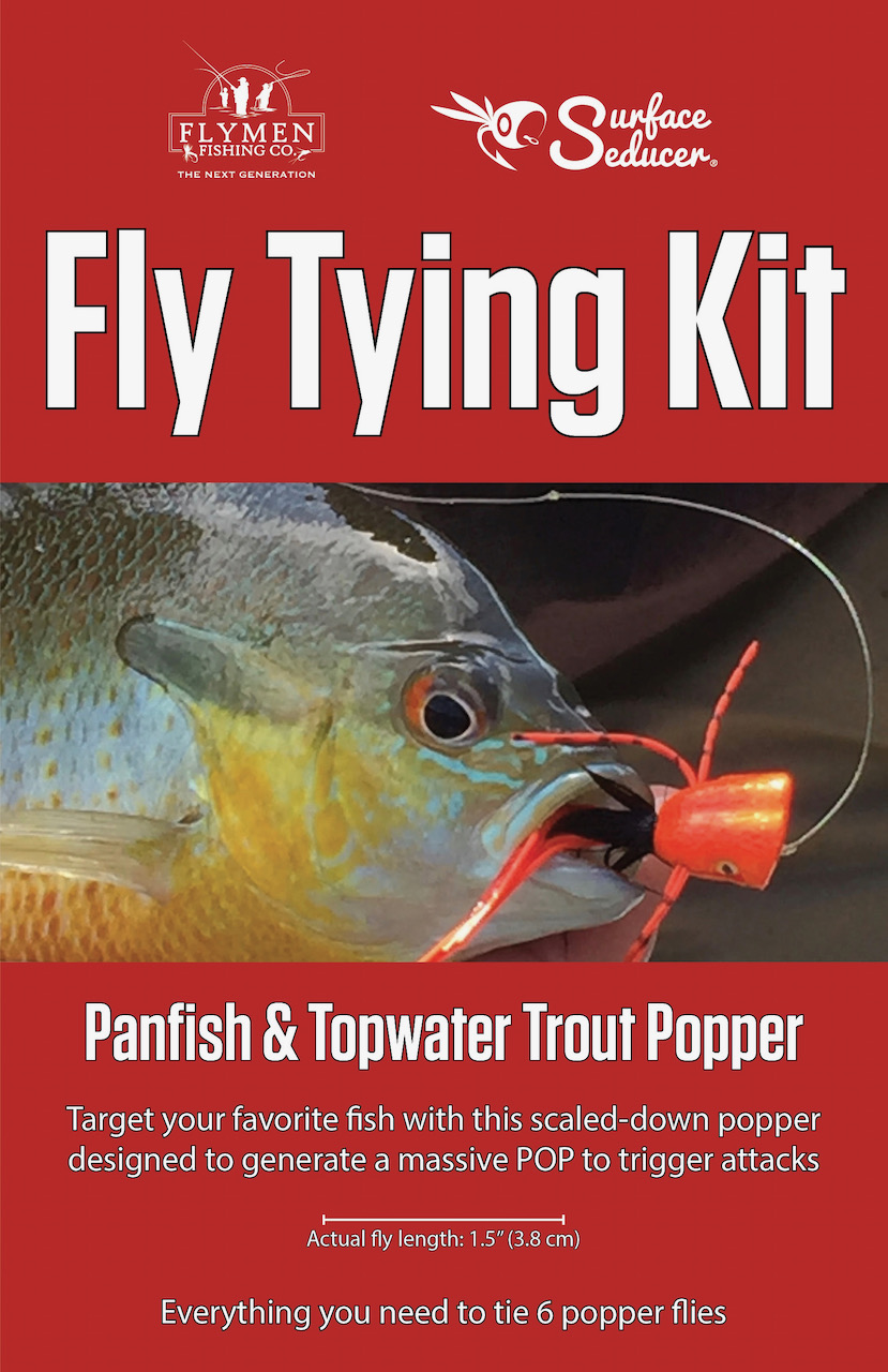 Flymen Fishing Company Panfish and Topwater Trout Popper Fly Tying Kit