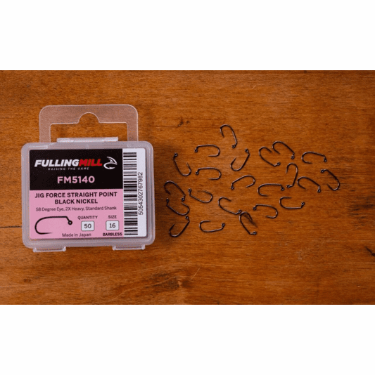 Fulling Mill Jig Force 5140 Hook - Euro and Jig Nymph Hooks