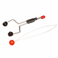 Porta Filo Per Fly Tying - Bobbin Solido Con Doppia Frizione In Ceramica - Drag Fluido - Nero