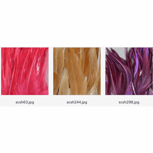 Hareline Variant Schlappen Saddle Hackle – Size 6-7, For Fly Tying