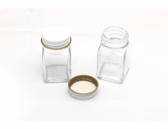 Hareline Empty 1oz Glass Jar with Lid