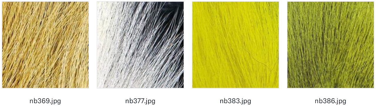Hareline Dubbin Large Northern Bucktail - Dark Blue Fly Tying Material