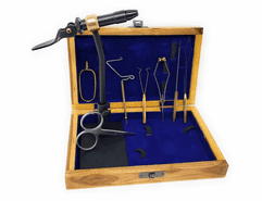 thumbnail image 2 of 13-Piece Fly Tying Kit With AA Vise & Ceramic Bobbin - Upstream Essentials KT163 2 of 5
