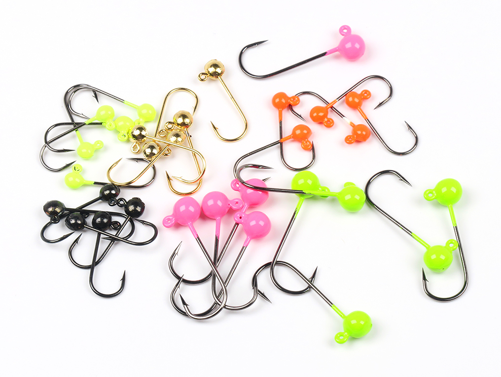 Round Lead Jighead Hook Fly Tying Beads and Hooks