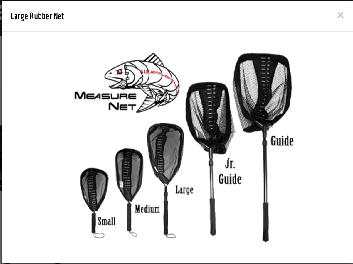 The Measure Net Guide Trout & Steelhead Fishing Net Catch & Release