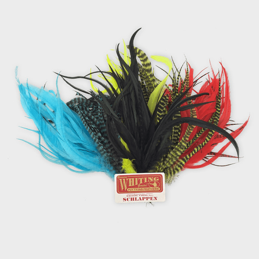 Hareline's Premium Schlappen Rooster Saddle Hackle - Size 5-7 For Fly Tying - Natural Feathers 11 thumbnail image