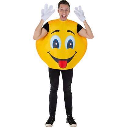 Adult Emoji Smiley Costume
