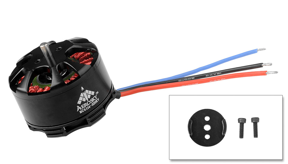 AeroSky Performance Brushless MultiRotor Motor MC4114 320KV 05M20