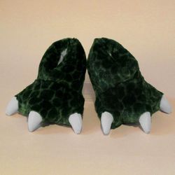 Adult/Youth Funny Fuzzy Alligator Slippers with Sound