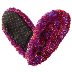 Adult Fuzzy Footies Purple/Red/Violet Slippers