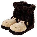 Aroma Home Fun For Feet Monkey Boot Slippers