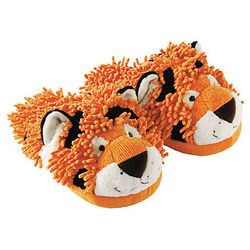 Aroma Home Plush Fuzzy Friends Adult Tigger Slippers