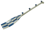 Authentic Models Blue & White Oar Coat Rack 