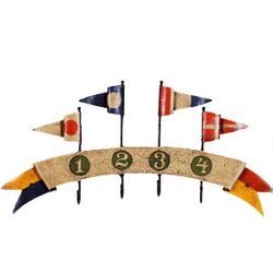 Authentic Models Flag Hook Banner Wall Hanging