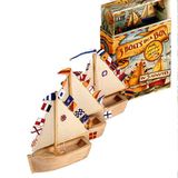 Authentic Models for Kids Three Boats in a Box Kit