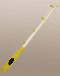 Authentic Models Yellow, White and Blue Oar Coat Rack