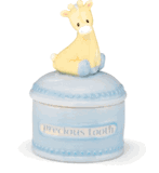 Baby Gund Tender Beginnings Blue Precious Tooth Ceramic Trinket Box