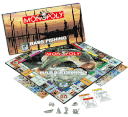 Bass Fishing Edition Monopoly by USAopoly