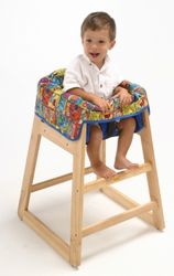 Bebe Ease Clean Diner Whimsical Animals High Chair Cover