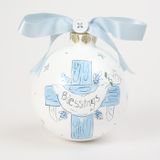 Blessings Boy Cute as a Button Ornament