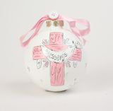 Blessings Girl Cute as a Button Ornament