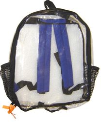 Clear Vinyl Bazoongi Kids Backpack