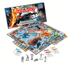 Fantastic Four Collectors Edition Monopoly Game by USAopoly