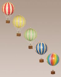Floating the Skies Small Hot Air Balloon Mobile