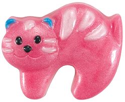 Fun Kids Pink Cat Shaped Glycerine Soap
