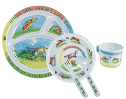 Guess How Much I Love You Melamine Kids Dinnerware Set