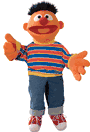 Gund Sesame Street Ernie Full Body Puppet