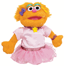 Gund Sesame Street Zoe Hand Puppet