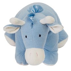 Hugga Pet Plush Blue Giraffe Pillow by Bestever